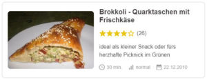 Brokkoli - Quarktaschen mit Frischkäse © filu96 | Chefkoch.de