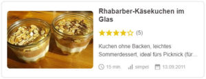 Rhabarber-Käsekuchen im Glas © filu96 | Chefkoch.de